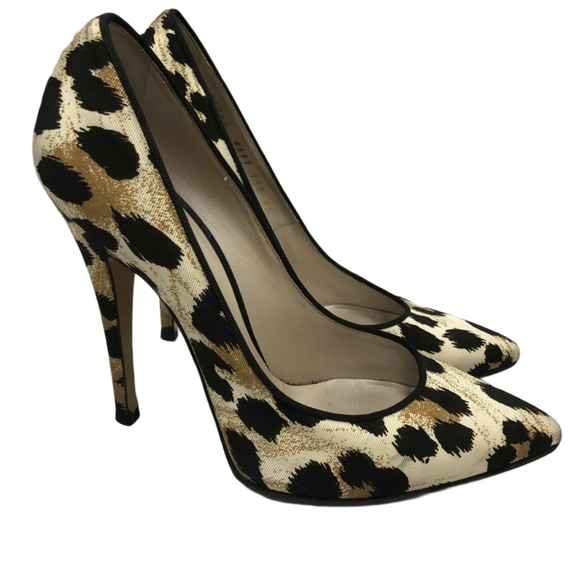 Casadei Leopard Print Heels - Picture 1 of 9